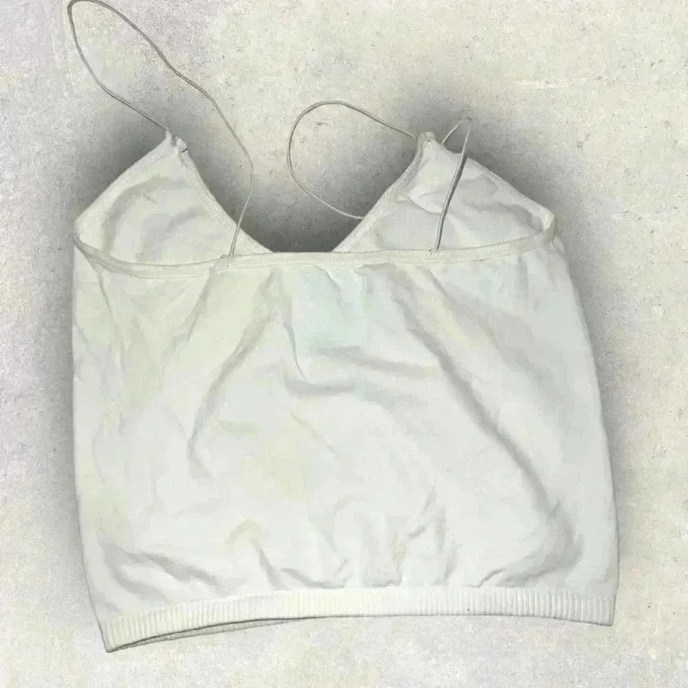 Intimately free people white crop top size xs/s NWOT - Picture 3 of 3